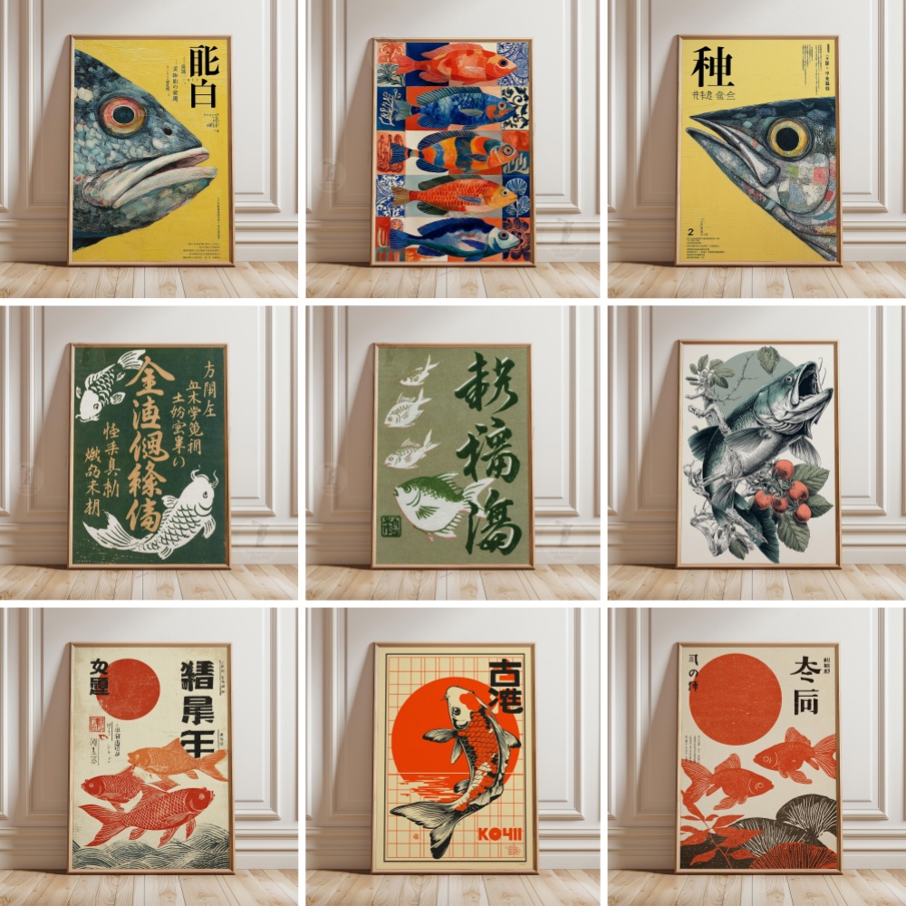 Altın Balık Posteri Japon Koi  - Japanese Zen Lifestyle incelemesi ve fiyatı