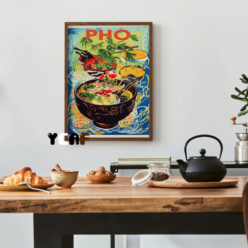 Vintage japon gıda posteri tuv - Japanese Food Lifestyle incelemesi ve fiyatı