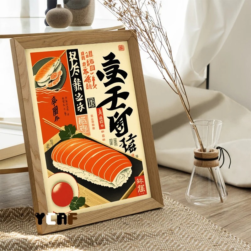Vintage japon gıda posteri tuv - Japanese Food Lifestyle incelemesi ve fiyatı
