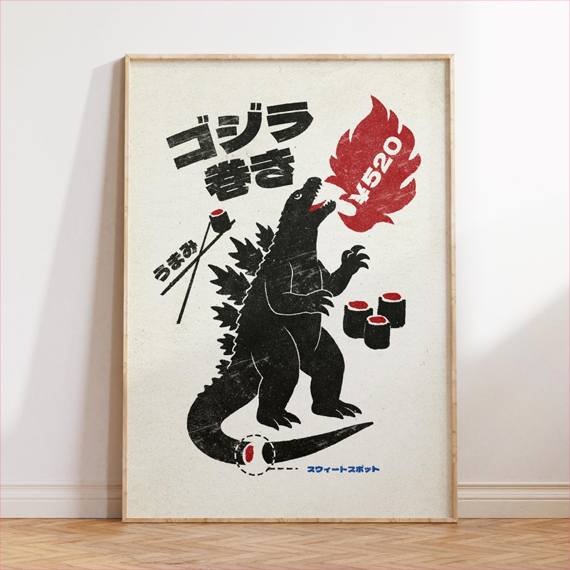 Japonya Gıda Sanat Posteri Ret - Japanese Food Lifestyle incelemesi ve fiyatı