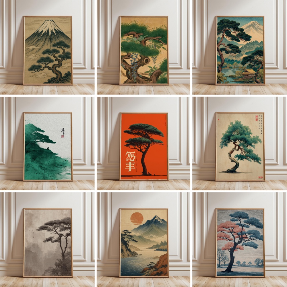 Fuji Dağı Japon Manzara Poster - Japanese Zen Lifestyle incelemesi ve fiyatı