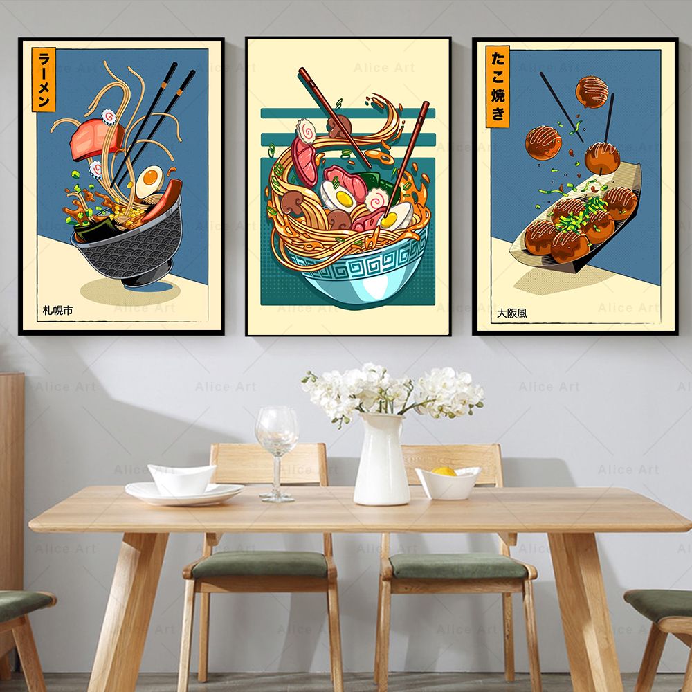 Japon tarzı Poster mutfak gıda - Japanese Food Lifestyle incelemesi ve fiyatı