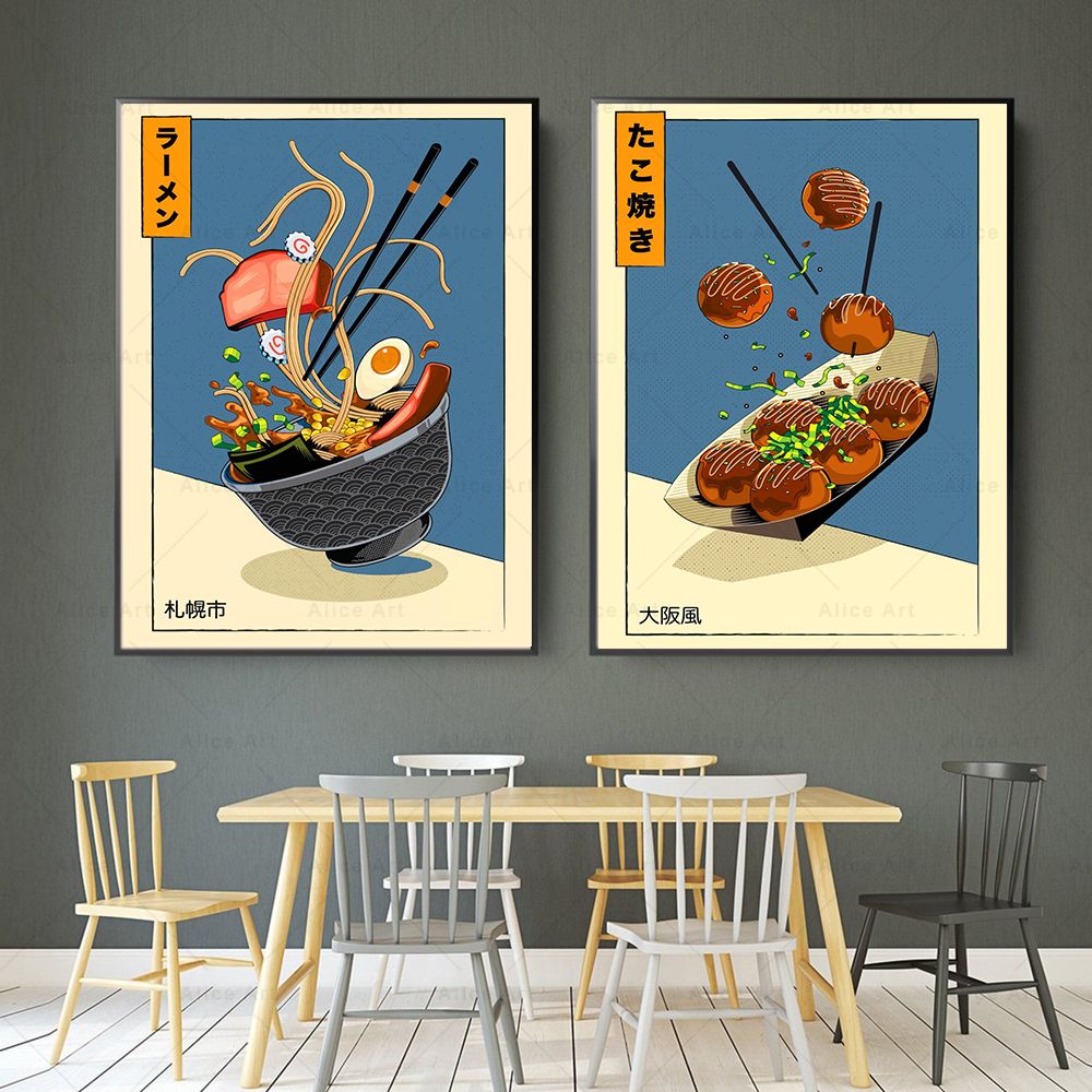 Japon tarzı Poster mutfak gıda - Japanese Food Lifestyle incelemesi ve fiyatı